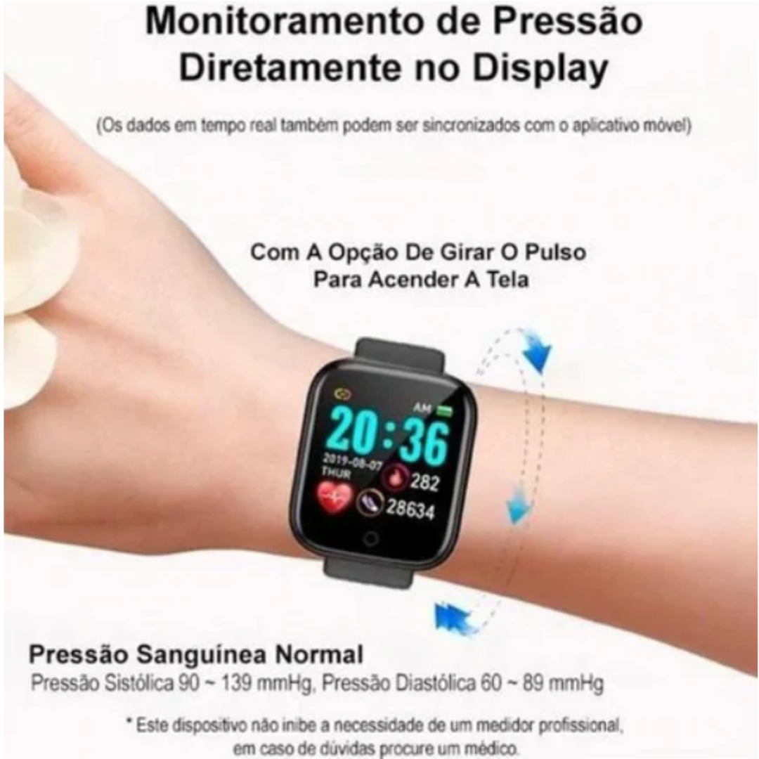 Relógio Inteligente Smartwatch D20 Pro