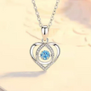 Colar Coração Infinito