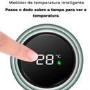 Garrafa Térmica com Medidor de Temperatura