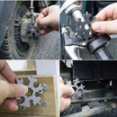 Chave Emergencial de Aço Inoxidável (18 em 1)